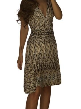 Roberto Cavalli SS2006 Feather Wing Print Dress